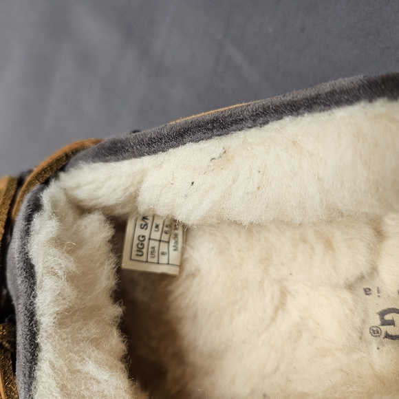 UGG Dakota Moccasins Sheepskin Slippers Women’s Size 8 / EUR 6.5 - Picture 6 of 8